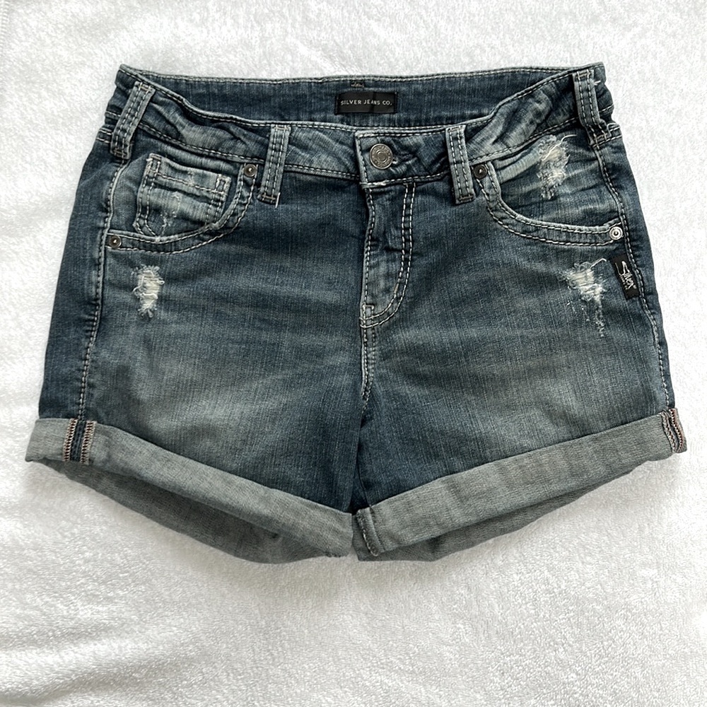 Silver Co. Boyfriend Jean Shorts